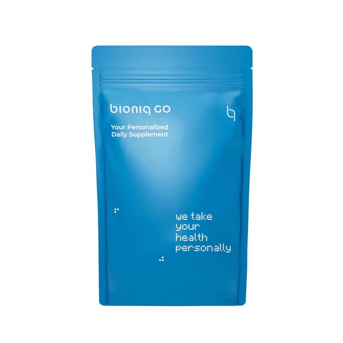 Bioniq GO Your Personalized Daily Supplement 30-day supply pouch